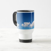 Delikate Wolken Reisebecher (Vorderseite Links)