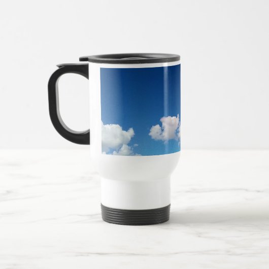 Delikate Wolken Reisebecher (Links)