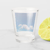 Delikate Wolken Schnapsglas (Rückseite)