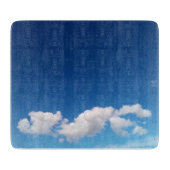Delikate Wolken Schneidebrett (Vorderseite)