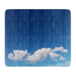 Delikate Wolken Schneidebrett