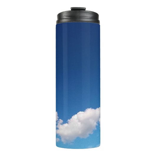 Delikate Wolken Thermosbecher (Vorderseite)