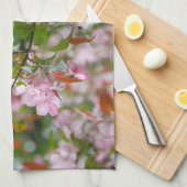 Delikater Apfelbaum mit Blume Geschirrtuch (Viertel Falte)