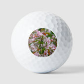 Delikater Apfelbaum mit Blume Golfball (Vorderseite)