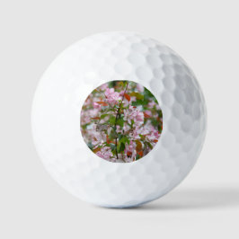 Delikater Apfelbaum mit Blume Golfball