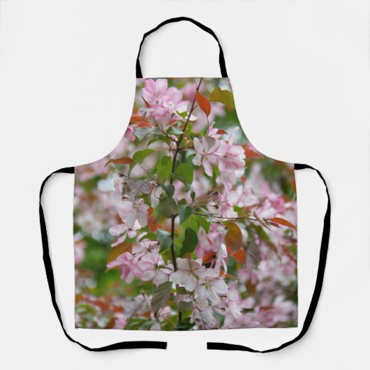 Delikater Apfelbaum mit Blume Schürze (Vorderseite)