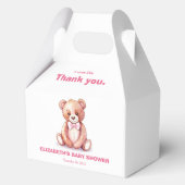 Delikater Aquarellbär mit Bogen Gesichtskasten Geschenkschachtel (Vorderseite)