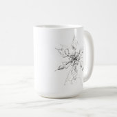 Delikater Single Snowflake Kaffeetasse (VorderseiteRechts)