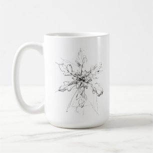Delikater Single Snowflake Kaffeetasse