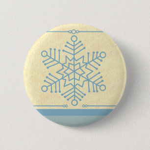 Delikater Snowflake Weihnachtsschalter Button