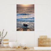 Delikater Sonnenuntergang Poster (Küche)