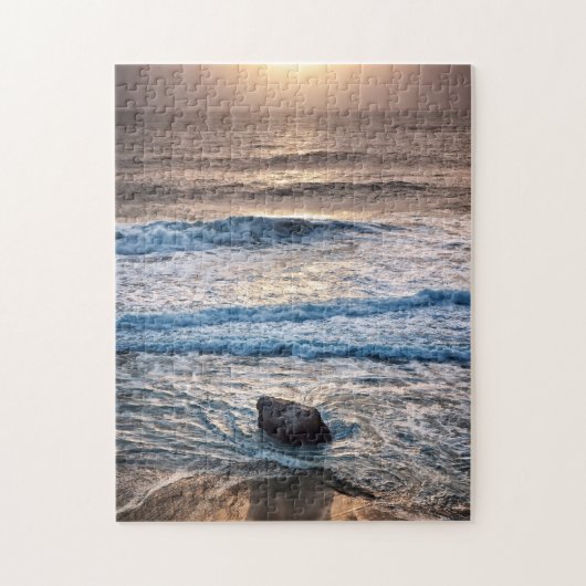 Delikater Sonnenuntergang Puzzle (Vertikal)