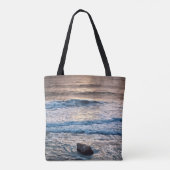 Delikater Sonnenuntergang Tasche (Rückseite)