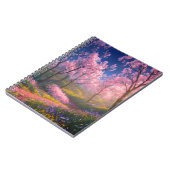 Delikater Splendor eines Kirschblossoms Notizblock (Linke Seite)