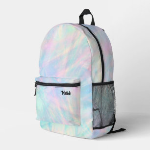 delikates abstraktes Pastellmuster Bedruckter Rucksack