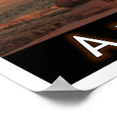 Delikates Arch Sunset Combo Poster (Ecke)