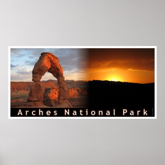 Delikates Arch Sunset Combo Poster (Vorne)