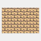 Delikates Blume Muster   Geschenkpapier Set (Vorderseite 2)