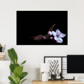 Delikates Blume Poster (Heimbüro)