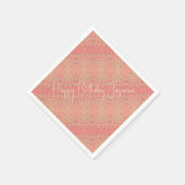 Delikates Blumenmuster Serviette (Ecke)