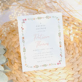 Delikates Boho Wildblume Budget Brautparty