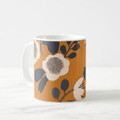 Delikates botanisches Vintages Blumenmuster Kaffeetasse (Vorderseite Links)