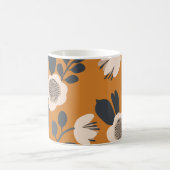 Delikates botanisches Vintages Blumenmuster Kaffeetasse (Mittel)
