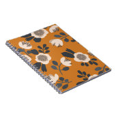 Delikates botanisches Vintages Blumenmuster Notizblock (Rechte Seite)
