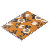 Delikates botanisches Vintages Blumenmuster Notizblock (Linke Seite)