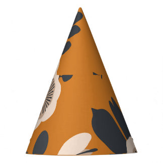 Delikates botanisches Vintages Blumenmuster Partyhütchen