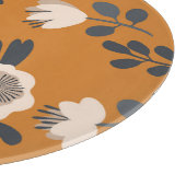 Delikates botanisches Vintages Blumenmuster Schneidebrett (Ecke)