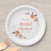 Delikates Brautparty Floral Orange