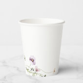 Delikates Brautparty Pappbecher (Rückseite)