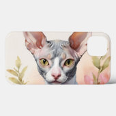 Delikates Cornish Rex Portrait Case-Mate iPhone Hülle (Rückseite (Horizontal))
