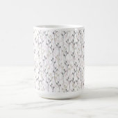 Delikates Design der Wildblume in weichen Pastelle Kaffeetasse (Mittel)