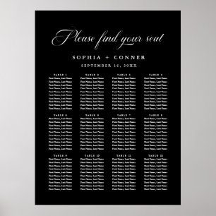 Delikates elegantes Hochzeitsstift Poster