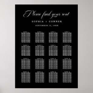 Delikates elegantes Hochzeitsstift Poster