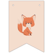 Delikates Forest-Themed Fox Babydusche Party Wimpelkette (Zweite Fahne)