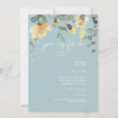 Delikates Gelbpfirsiche Brautparty Einladung (Vorderseite)