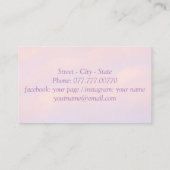 Delikates grafisches Design - Dreieck im Rasterloo Visitenkarte (Rückseite)