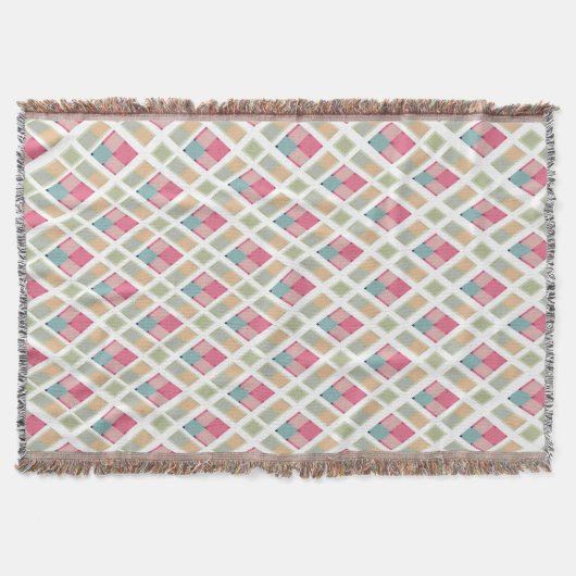 Delikates kariert decke (Vorderseite)