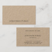 Delikates Minimalistisches Design Modernes, Schlic Visitenkarte (Vorne/Hinten)