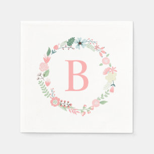 Delikates Mit Monogramm Gewürz Serviette