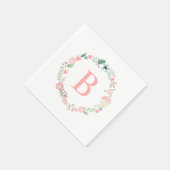 Delikates Mit Monogramm Gewürz Serviette (Ecke)