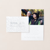 Delikates Muster Beileid Danke Foil C Folienkarte (Anzeige)