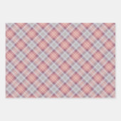 Delikates Muster Karussell Pferd. Rosa und Beige. Geschenkpapier Set (Vorderseite 2)