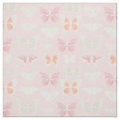 Delikates Schmetterlingsmuster Stoff (Muster)