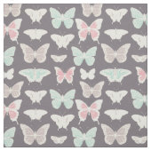 Delikates Schmetterlingsmuster Stoff (Muster)