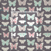 Delikates Schmetterlingsmuster Stoff (Kachel)