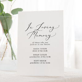 Delikates Schwarz in der Gedächtnismesse Sockelschild